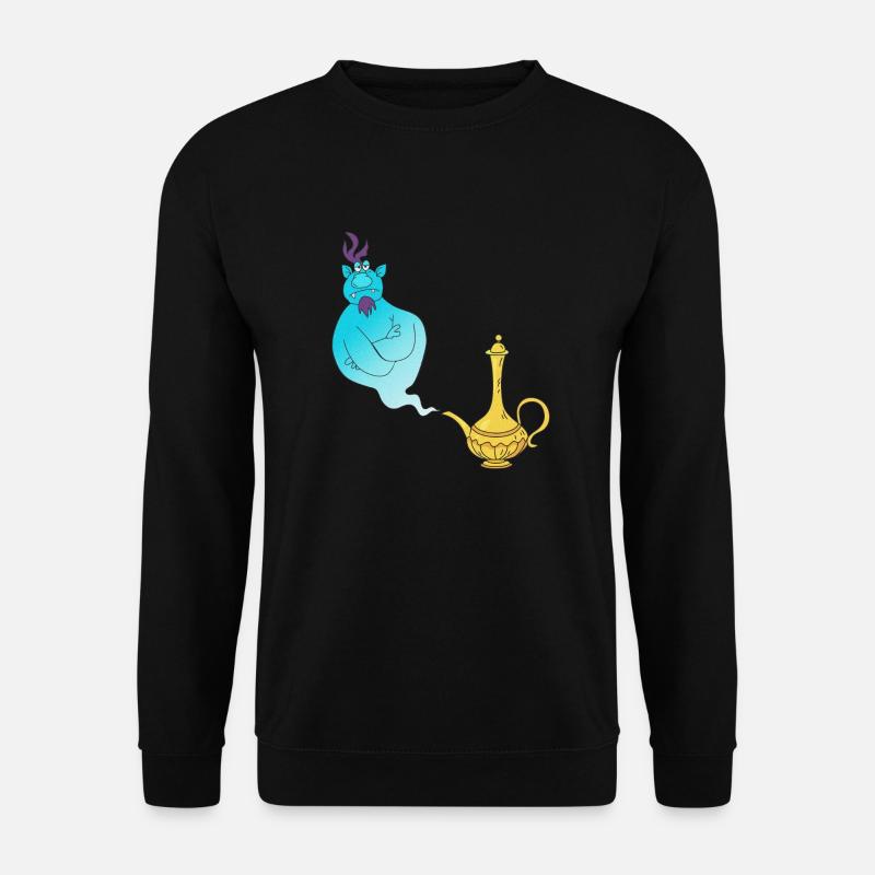 Gini Magic Lamp Genie - Unisex Sweatshirt - black