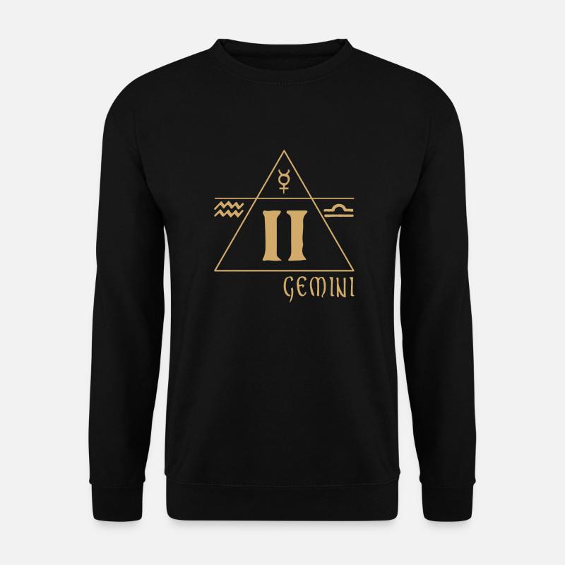 Zwillinge - Unisex Pullover - Schwarz