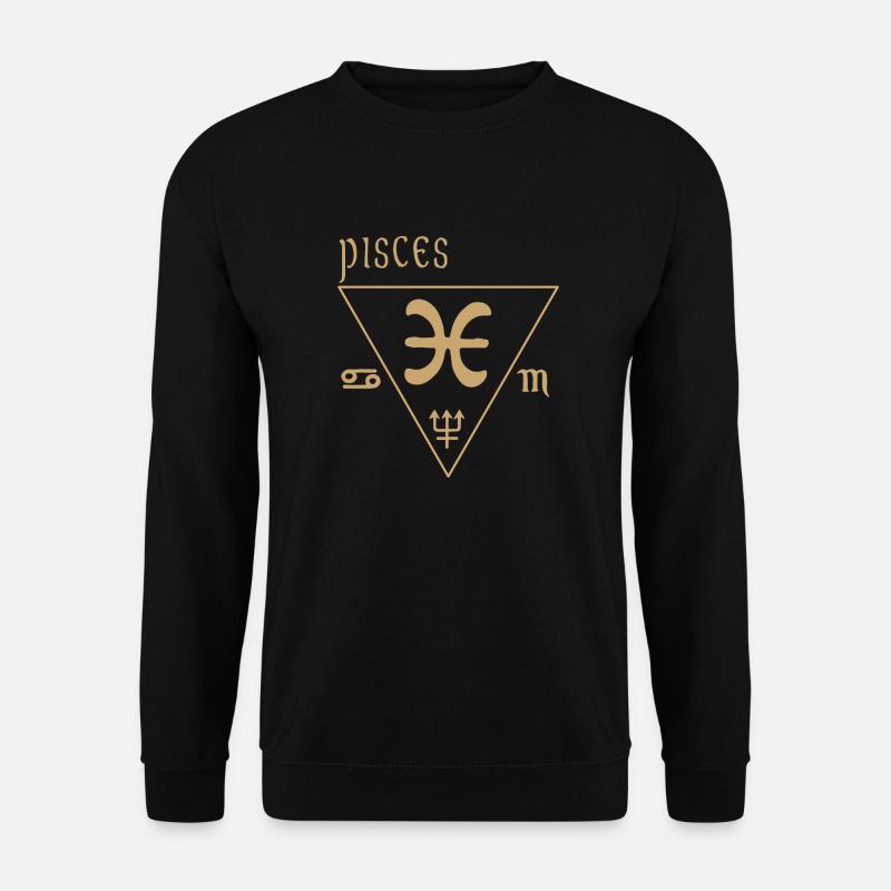 Fische - Unisex Pullover - Schwarz
