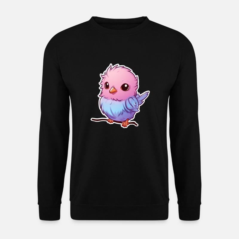 cute bird - Unisex Sweatshirt - black