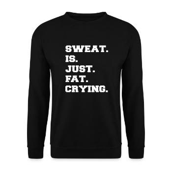 drôles dictons amour idée présente happy churrascada - Sweat-shirt Unisexe - noir - Devant - Alina (178cm) & Michal (187cm)