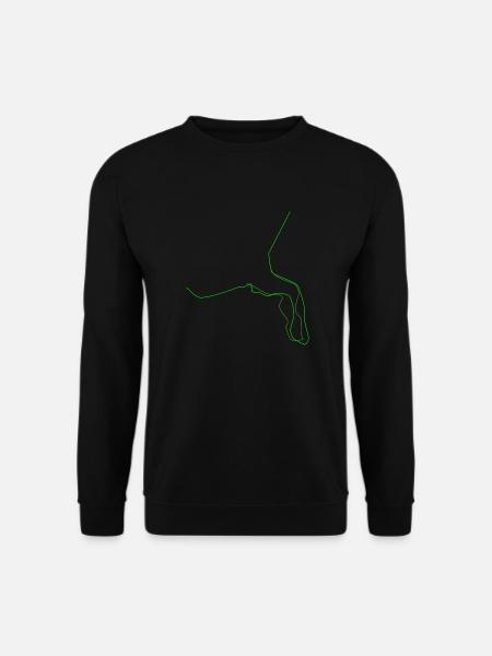 HORSE UP DOWN - Unisex Sweatshirt - black