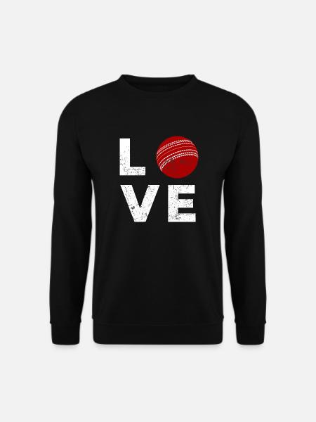 Cricket-Liebe - Unisex Pullover - Schwarz