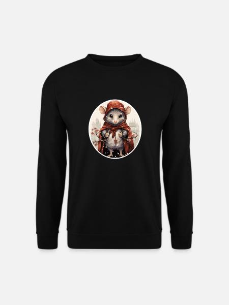 Winterstadtmäuschen - Unisex Pullover - Schwarz