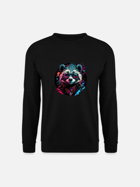 Waschbär Unternehmen - Unisex Pullover - Schwarz