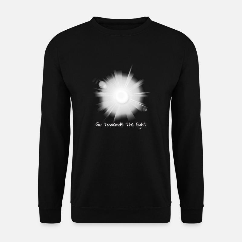 Go towards the light - Unisex Sweatshirt - black