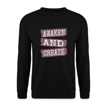 gift clarity cutting-edge growth illumination - Unisex Pullover - Schwarz - Vorne - Alina (178cm) & Michal (187cm)