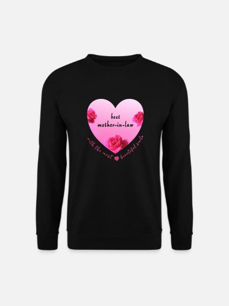 best mother in law - Unisex Pullover - Schwarz