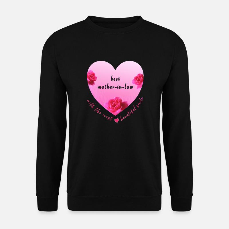 best mother in law - Unisex Pullover - Schwarz