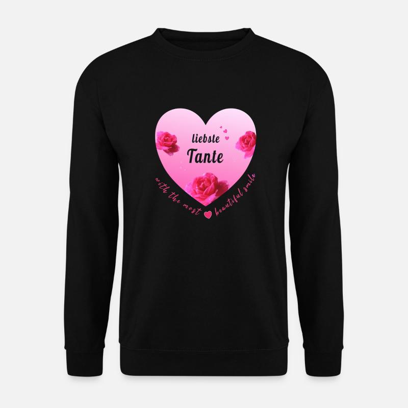 liebste Tante - Unisex Pullover - Schwarz