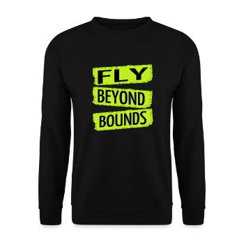funny quote present bday creative thinking - Unisex Pullover - Schwarz - Vorne - Alina (178cm) & Michal (187cm)