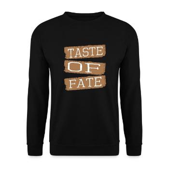 Dictons Créations culinaires Façonner le destin Présent - Sweat-shirt Unisexe - noir - Devant - Alina (178cm) & Michal (187cm)