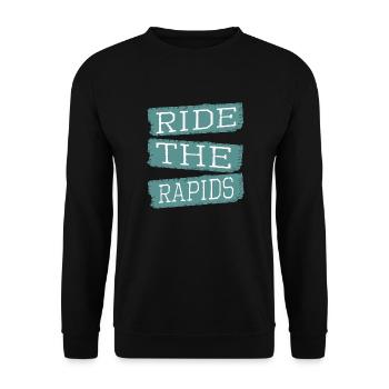 Exhilarating Activities Birthday Gift Idea Humor - Unisex Sweatshirt - black - Front - Alina (178cm) & Michal (187cm)