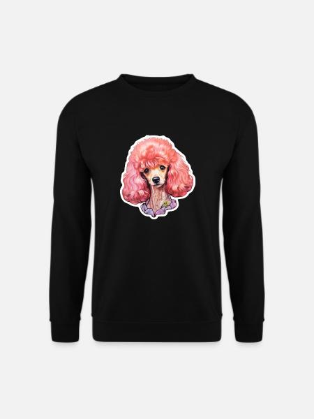 Poodle curly - Unisex Sweatshirt - black