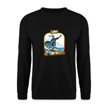 Lord of the Board - Unisex Pullover - Schwarz - Vorne - Alina (178cm) & Michal (187cm)