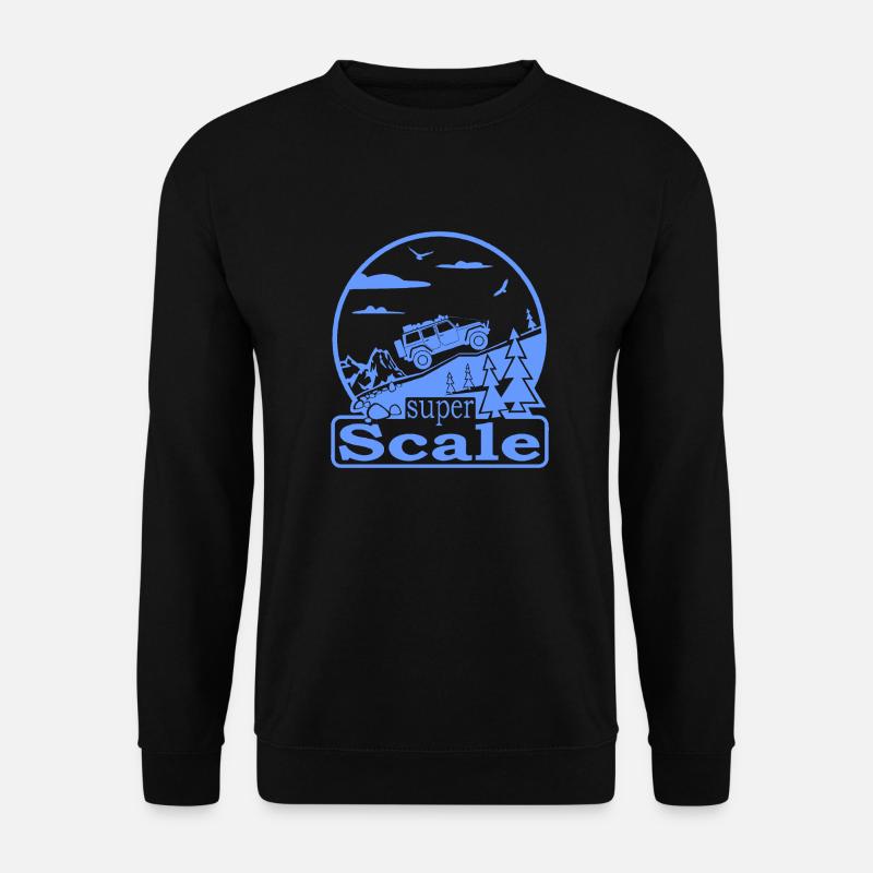 superScale logo blue - Unisex Sweatshirt - black