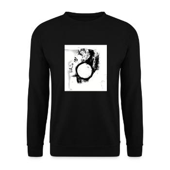 JaMan i hear - Unisex Pullover - Schwarz - Vorne - Alina (178cm) & Michal (187cm)