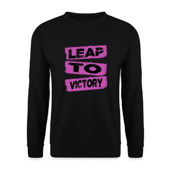 Spine-tingling exhilaration heart-pounding moments - Unisex Sweatshirt - black - Front - Alina (178cm) & Michal (187cm)