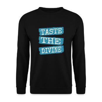 present idea gastronomic delight flavor variety - Unisex Pullover - Schwarz - Vorne - Alina (178cm) & Michal (187cm)