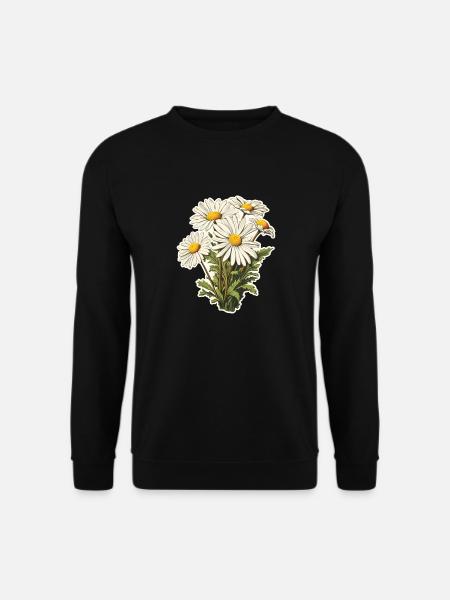 Chamomile Bouquet - Unisex Sweatshirt - black