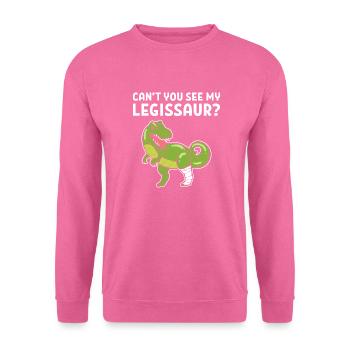 Gebrochenes Bein - Unisex Pullover - Pink - Vorne