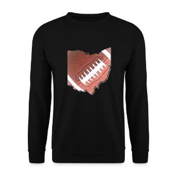 Ohio (United States) | real football | Map - Unisex Sweatshirt - black - Front - Alina (178cm) & Michal (187cm)