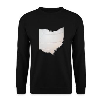 Ohio (United States) | real volleyball | Map - Unisex Sweatshirt - black - Front - Alina (178cm) & Michal (187cm)