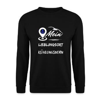 Lieblingsort Kühlungsborn-Ostseebad Kühlungsborn - Unisex Pullover - Schwarz - Vorne - Alina (178cm) & Michal (187cm)