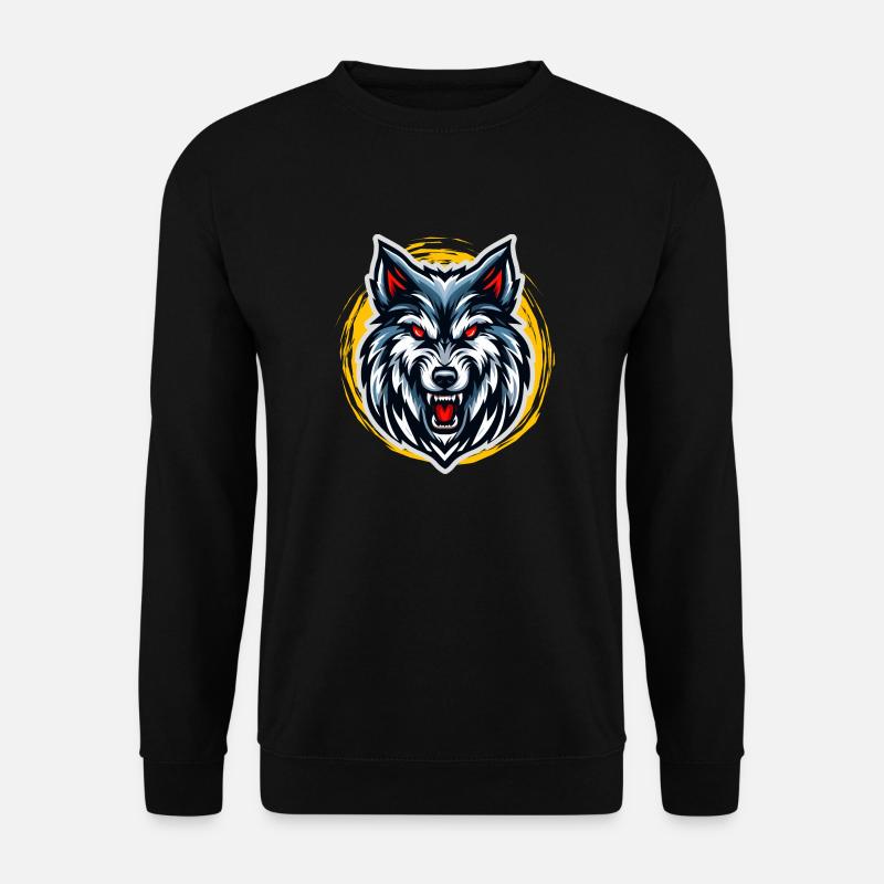 Wolfie - Unisex Pullover - Schwarz