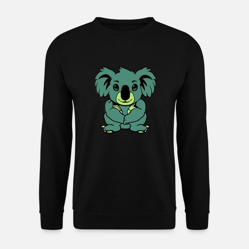 koalabär comic tier - Unisex Pullover - Schwarz