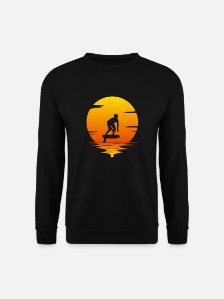 Pumpfoil Sonnenuntergang - Unisex Pullover - Schwarz