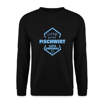 Travail Pêcheur - Sweat-shirt Unisexe - noir - Devant - Alina (178cm) & Michal (187cm)