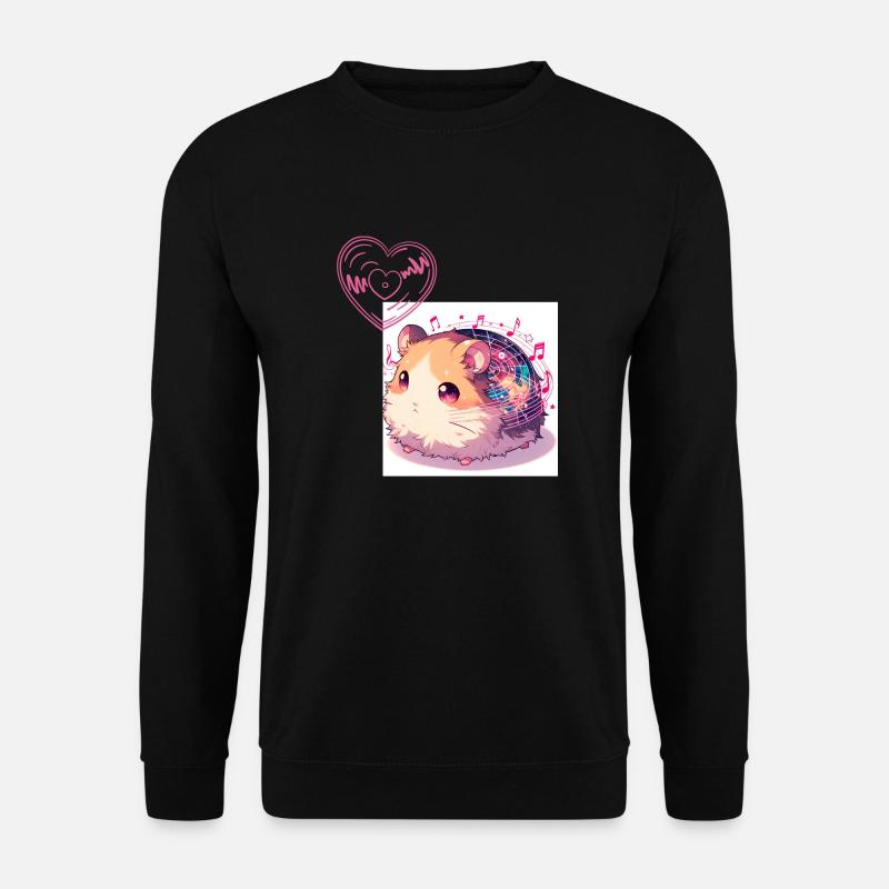 Hamster in Univeresum - Unisex Sweatshirt - black