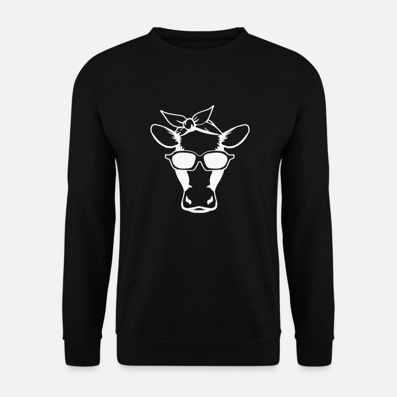 Vache - Sweat-shirt Unisexe - noir