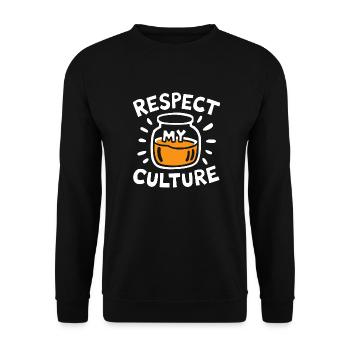 Célébrer la culture du thé fermenté - Sweat-shirt Unisexe - noir - Devant - Alina (178cm) & Michal (187cm)