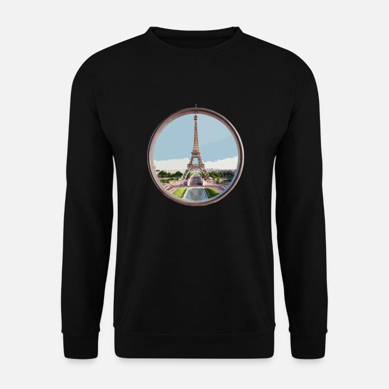Eiffelturm - Unisex Pullover - Schwarz