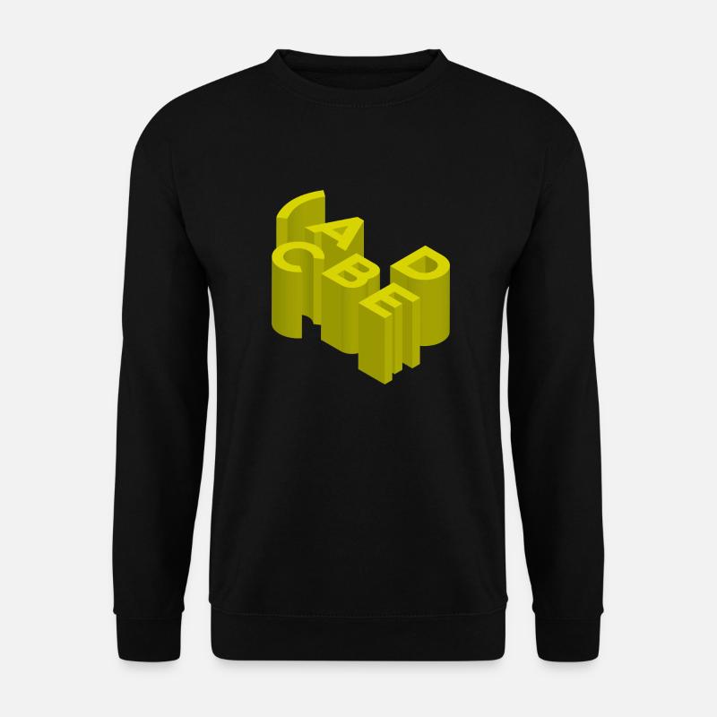 Stilvolles, minimalistisches Design - Unisex Pullover - Schwarz
