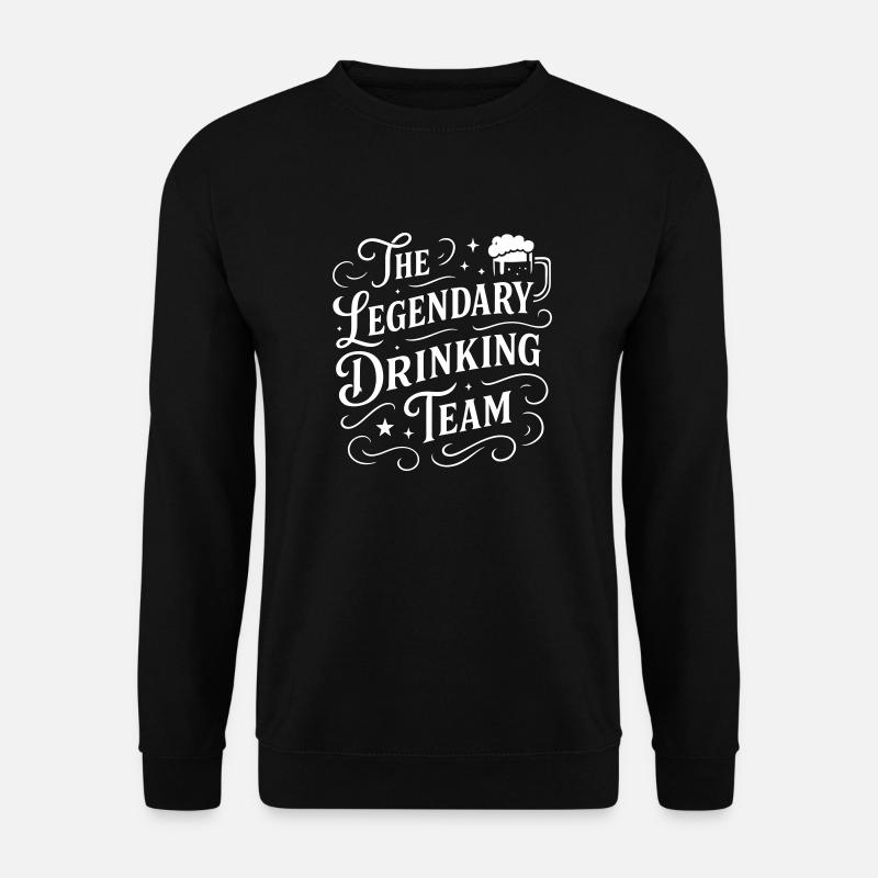 Drinking Team - Unisex Pullover - Schwarz