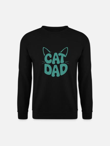 Papa chat : Papa chat fier - Sweat-shirt Unisexe - noir