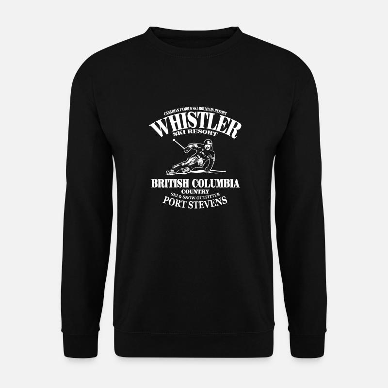 Alpine Ski - Canada - Unisex Sweatshirt - black