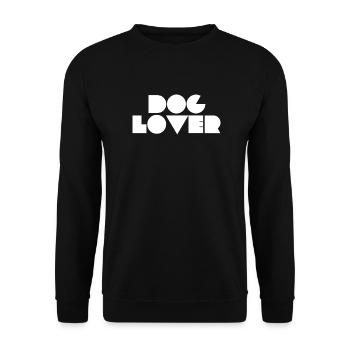 Hundefreund - Unisex Pullover - Schwarz - Vorne - Alina (178cm) & Michal (187cm)