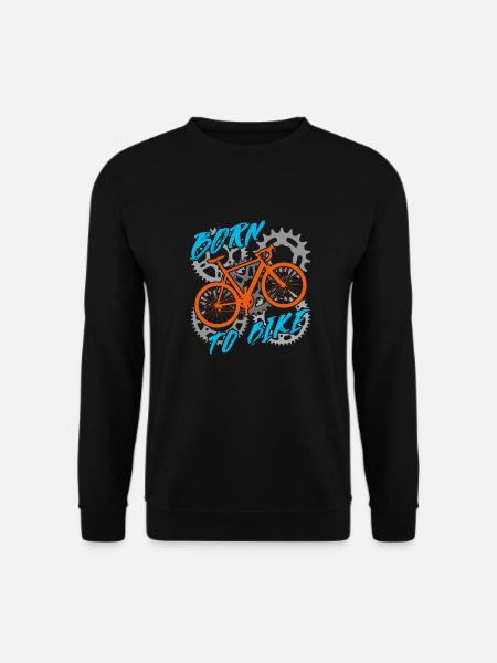 Born for cycling - Unisex Sweatshirt - black