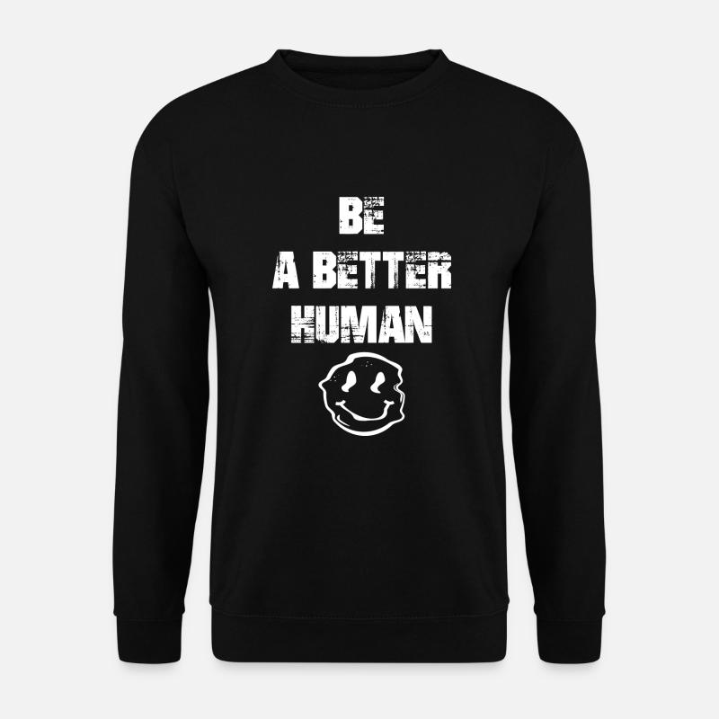 Großer Mensch - Unisex Pullover - Schwarz