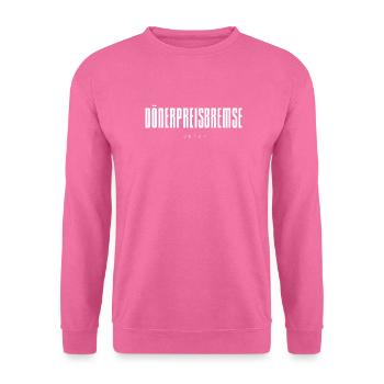 DÖNERPREISBREMSE JETZT - Unisex Pullover - Pink - Vorne