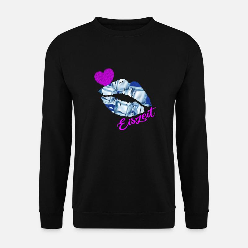 Eisbader Winterschwimmer-saison Eiszeit Kneipp - Unisex Pullover - Schwarz