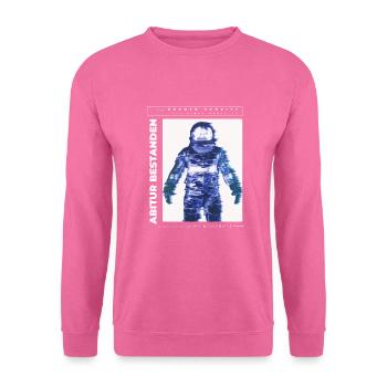 Abi bestanden Astronaut Abitur Abiturienten lustig - Unisex Pullover - Pink - Vorne