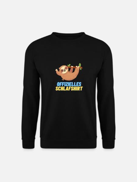 Offizielles Schlaf shirt - Unisex Pullover - Schwarz