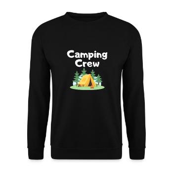 Équipe de camping - Sweat-shirt Unisexe - noir - Devant - Alina (178cm) & Michal (187cm)