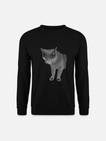 Cat Kitten hauska kissapaita lahja - Unisex svetaripaita - musta