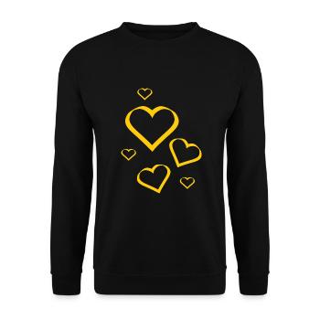 Cadeau pour la fête des mères : Idée de cadeau pour la fête des mères - Sweat-shirt Unisexe - noir - Devant - Alina (178cm) & Michal (187cm)